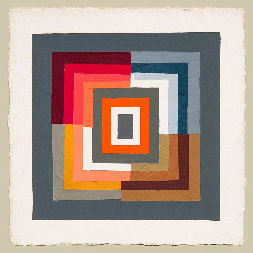 Concentric Divide — Original Acrylic by Ahmed Maged
